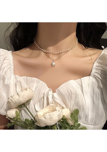 Yeni Ekleme Japonya ve Güney Kore Kolye Tasarım Duygusu Gelişmiş Hafif Lüks Niş Köprücük Kemiği Zinciri, Kadın Kolye (Yurt Dışından)