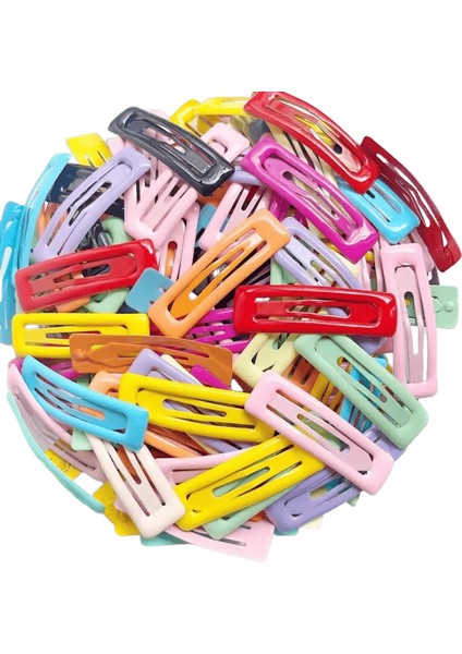 10PCS Şeker Renkleri Damlayan Saç Tokaları Bb Klips Çocuklar Dikdörtgen Saç Klip Pimi Ettes Kadınlar Çocuk Şapkası Aksesuarlar Color: Multi (Yurt Dışından)