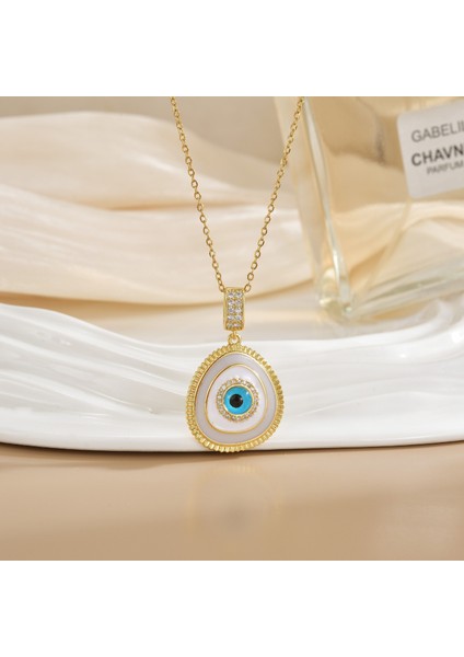 Yeni Kıdemli Işık Duygusu Lüks Titanyum Çelik Kolye Kadın Niş Tasarım Baharatlı Kız Inci Köprücük Kemiği Zinciri Moda Yüz Aksesuarları ile (Yurt Dışından)