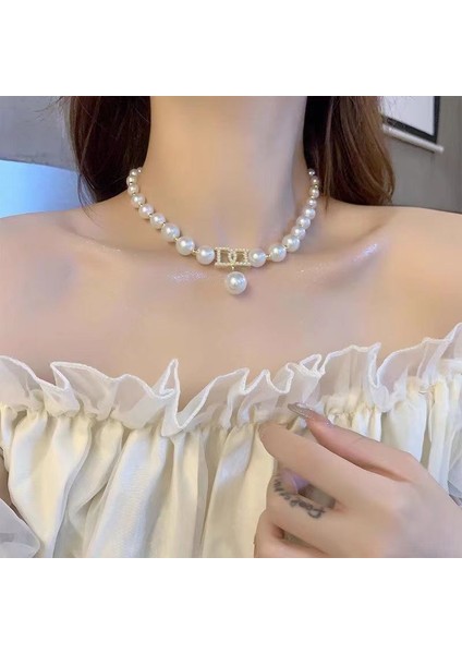 Yeni Perçin Metal Deri Yaka Crockpunk Aşk Kız Kültür Niş Kolye (Yurt Dışından)