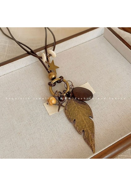 Yeni Perçin Metal Deri Yaka Crockpunk Aşk Kız Kültür Niş Kolye (Yurt Dışından)