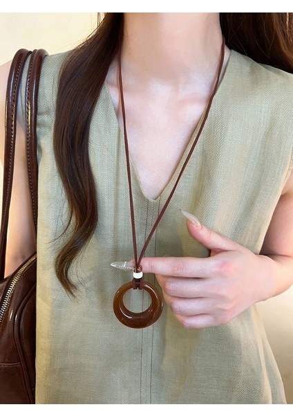 Yeni Vibe Sense Iyi Şanslar Istifleme Kolye Kısa Kolye Sevimli Köprücük Kemiği Zinciri (Yurt Dışından)