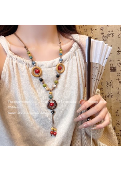 Yeni Ekleme Japonya ve Güney Kore Kolye Tasarım Duygusu Gelişmiş Hafif Lüks Niş Köprücük Kemiği Zinciri, Kadın Kolye (Yurt Dışından)