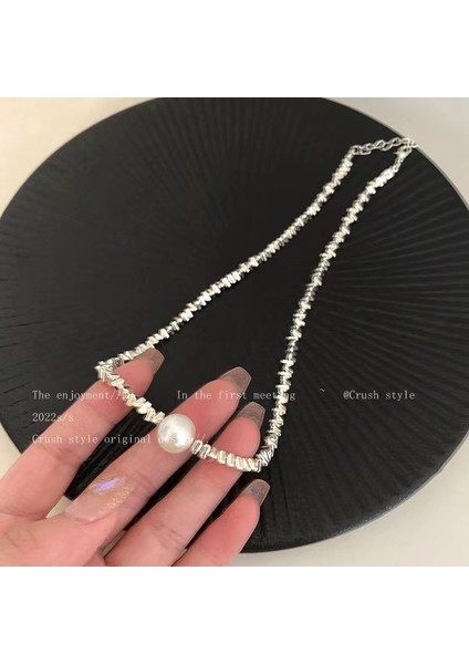 Yeni Kolye Niş Tasarım Birinci Sınıf Mizaç Duygusu Basit Köprücük Kemiği Zinciri Çok Yönlü Basit Hafif Lüks Kolye (Yurt Dışından)