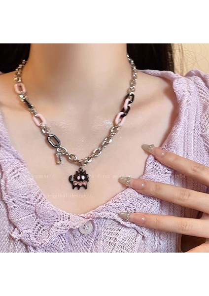 Yeni Ekleme Japonya ve Güney Kore Kolye Tasarım Duygusu Gelişmiş Hafif Lüks Niş Köprücük Kemiği Zinciri, Kadın Kolye (Yurt Dışından)