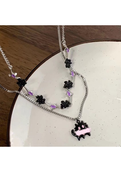 Yeni Vibe Sense Iyi Şanslar Istifleme Kolye Kısa Kolye Sevimli Köprücük Kemiği Zinciri (Yurt Dışından)