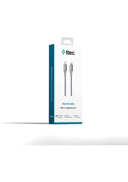AlumiCable USB-C - Lightning Hızlı Şarj Kablosu 150 cm Uzay Grisi 2DK41UG fiyatları