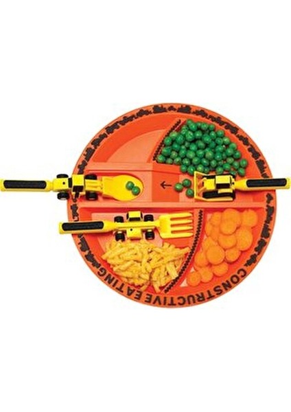 İnşaat Tabağı Çocuklar İçin Eğlenceli Tasarım BPA İçermez Kolay Temizlenebilir modelleri