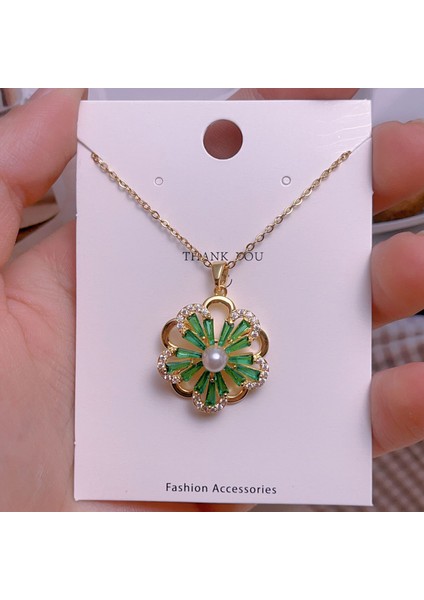 Yeni Titanyum Çelik Premium Niş Tasarım Kolye Duygusu Gelgit Modası Basit Mizaç Rengini Kaybetmez Köprücük Kemiği Zinciri (Yurt Dışından)