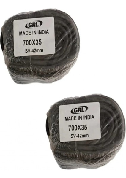 700X35 (28X1.5/8X1.3/8) Fv 42 mm Ince Sibop Bisiklet Iç Lastiği x 2 Adet