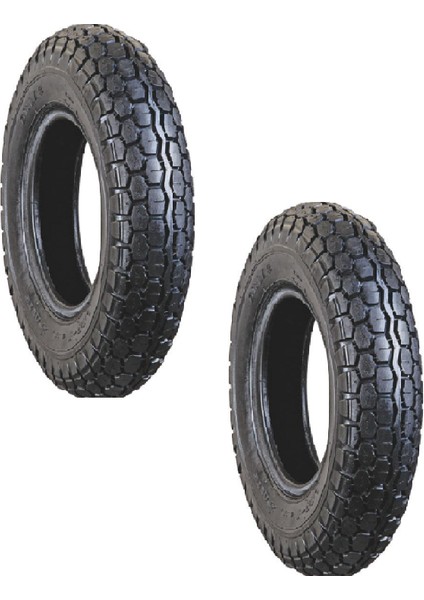 3.50-6 Tube Type (Iç Lastikli) 4pr (4 Kat) Engelli Araç Dış Lastiği x 2 Adet
