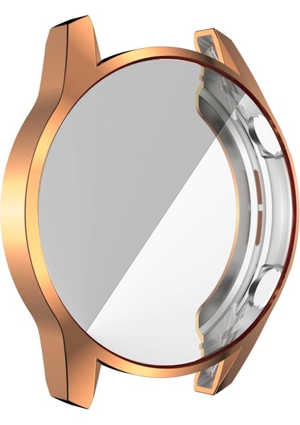 46 mm Tpu Her Şey Dahil Saat Kılıfı Altın Gül (Yurt Dışından)
