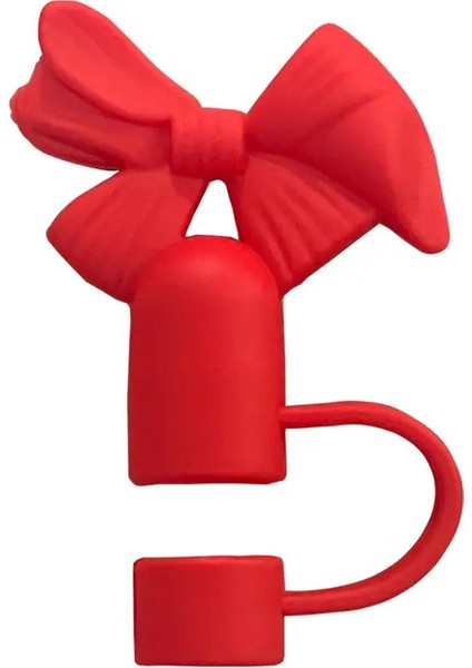 1/6/9pcs 10MM Sevimli Silikon Saman 3D Yay Saman Kapağı Sızdıran Saman Saman Saman Tumbler Kupa Yeniden Kullanılabilir Toz Geçirmez Dökülme Geçirmez Fiş Renk: S7 (Yurt Dışından)