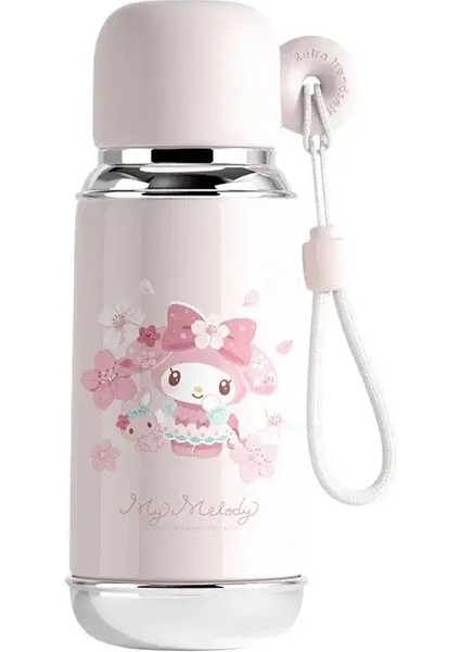 Sanrio 470ML Termos Kupası Paslanmaz Çelik Taşınabilir Kuromi/cinnamoroll/hello Kitty Yalıtımlı Su Şişesi Tutamak Kapasitesi: 470ML/RENK: Açık Pembe (Yurt Dışından)