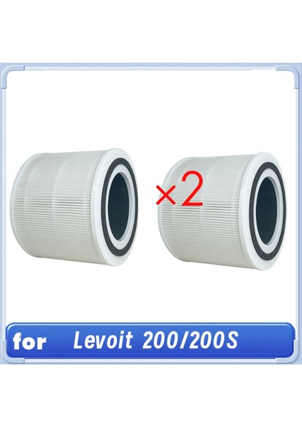 Levoit Hava Temizleyici Çekirdeği 200 Aktif Karbon Filtre Çekirdeği Için 2 Adet (Yurt Dışından)