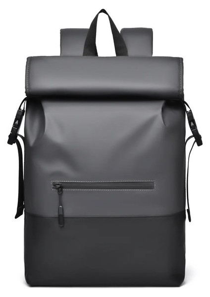 Moda Minimalizm Tasarımcısı Su Geçirmez Sırt Çantası Erkekler Büyük Kapasiteli Iş Banliyö Sırt Çantası Kentsel Seyahat ve Üniversite Çantası Renk: Gri (Yurt Dışından)