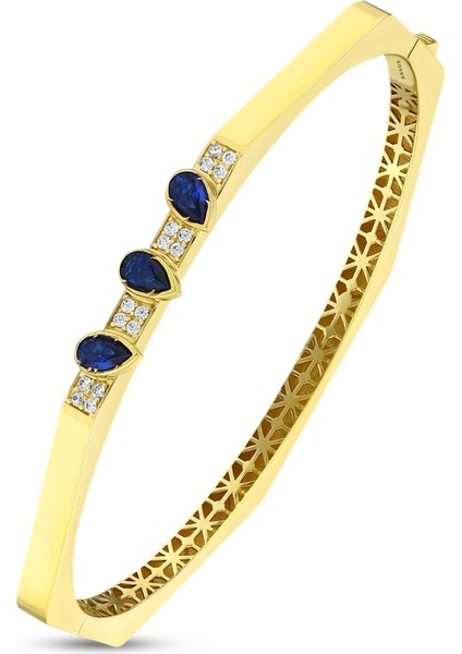 Tasarım Altın Kelepçe - 14K