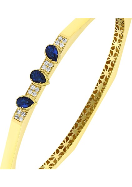 Tasarım Altın Kelepçe - 14K