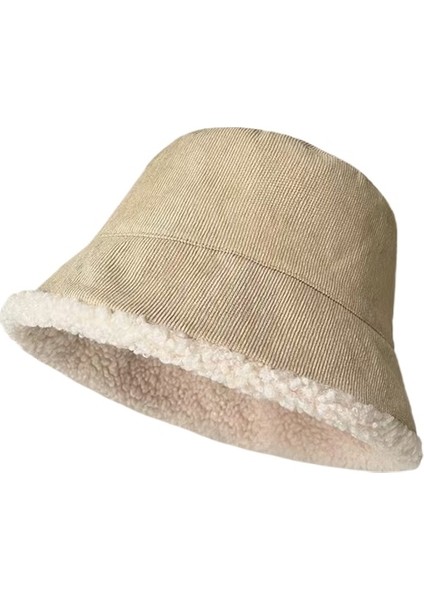 Sonbahar ve Kış Balıkçı Şapkası Sıcak Rüzgar Dayanıklı Peluş Şapka (Yurt Dışından)