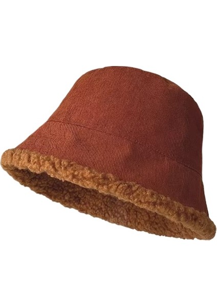 Sonbahar ve Kış Balıkçı Şapkası Sıcak Rüzgar Dayanıklı Peluş Şapka (Yurt Dışından)