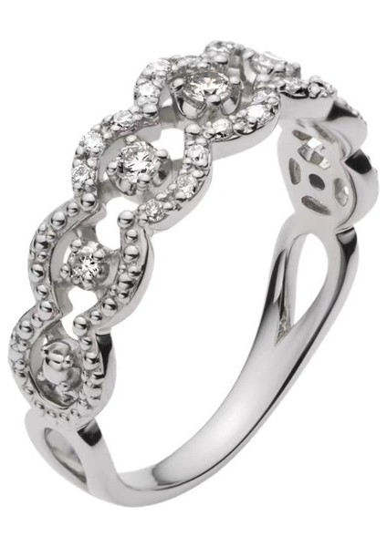 Kadınlar Için Dantel Ajurlu Yüzük, Sade ve Ayarlanabilir (Yurt Dışından)