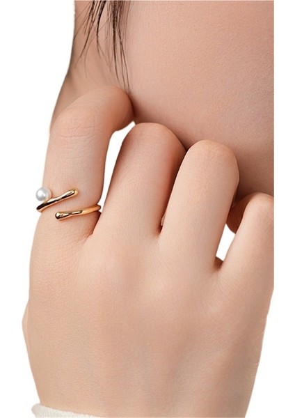 Kadınlar Için Tatlı Su Incisi Yüzük, Ayarlanabilir Ağızlı, Şık ve Benzersiz Yüzük. (Yurt Dışından) fiyatları