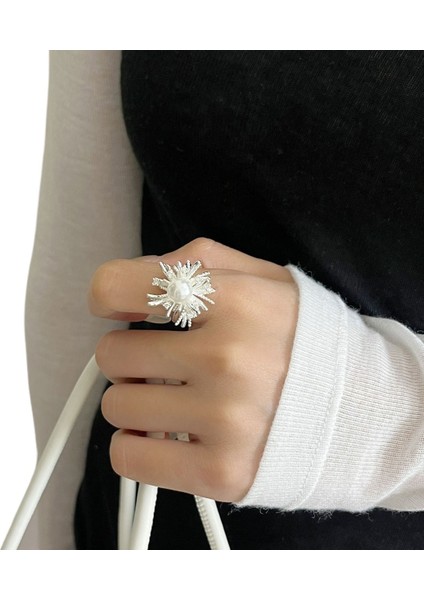 Kadınlar Için Gümüş Yüzük, Ayarlanabilir Ağızlı, Işaret Parmağı Yüzüğü. (Yurt Dışından) fiyatları