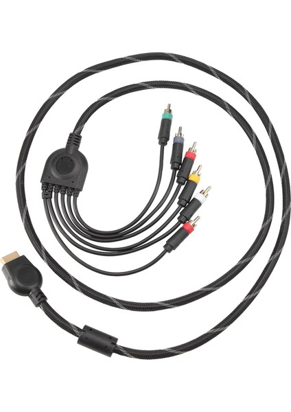 Ps2/ps3 Bileşen Kablosu 1,8 M Yüksek Çözünürlüklü Oyun Kablosu Için Uygundur (Yurt Dışından)
