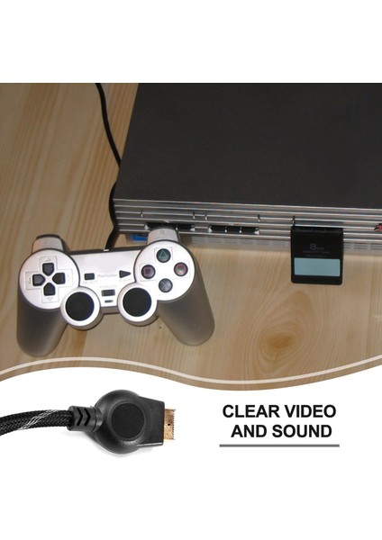 Ps2/ps3 Bileşen Kablosu 1,8 M Yüksek Çözünürlüklü Oyun Kablosu Için Uygundur (Yurt Dışından) indirimleri
