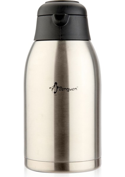 Premium Çelik Çay Termosu - Inox / Siyah - 2,5 Lt modelleri