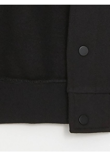 Lcw Kids Siyah Baskılı Erkek Çocuk Kalın Kolej Ceket modelleri