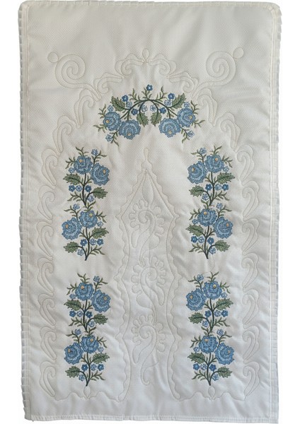 🌹 Zarif Nakış Işlemeli Seccade