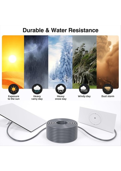 Starlink Gen3/v3 Yedek Ağ Kablosu (23 M) Için (Yurt Dışından) fırsatları