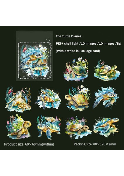 Kızlar Için 30 Adet Deniz Hayvanı Çıkartma (Yurt Dışından) fiyatları