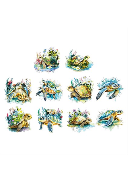 Kızlar Için 30 Adet Deniz Hayvanı Çıkartma (Yurt Dışından) indirimleri