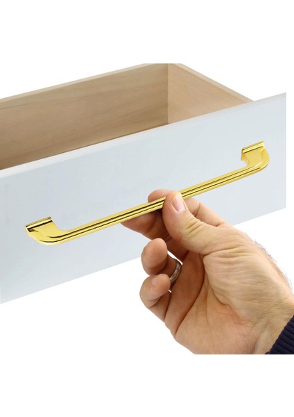 Mobilya Mutfak Dolabı Çekmece Dolap Kulpu Kulbu Metal Kulpları Gold Altın (224 mm - 22.4 Cm) modelleri