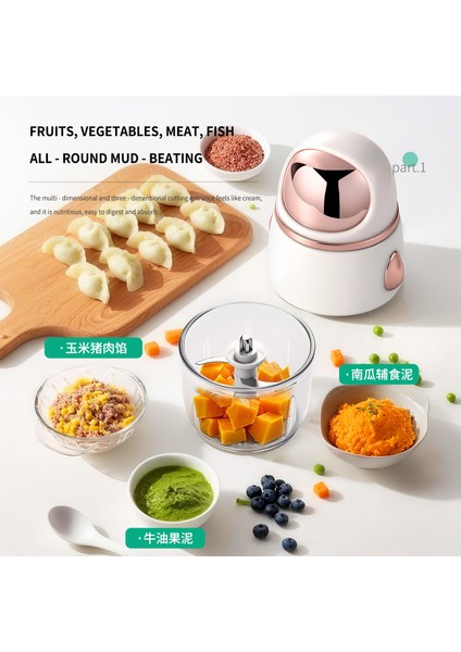 Ek Besinler Için Çok Fonksiyonlu Küçük Elektrikli Mini Mutfak Robotu (Yurt Dışından) indirimleri