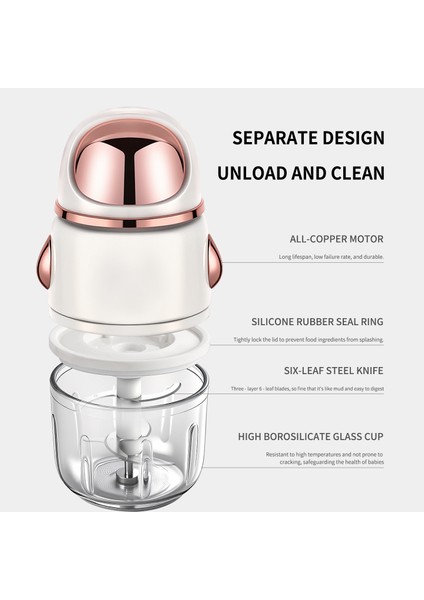 Ek Besinler Için Çok Fonksiyonlu Küçük Elektrikli Mini Mutfak Robotu (Yurt Dışından) fiyatları