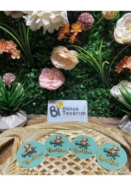 Uv Baskı Pleksi Magnet Söz, Nişan, Nikah, Düğün, Kına, Doğum Günü 10 Adet modelleri