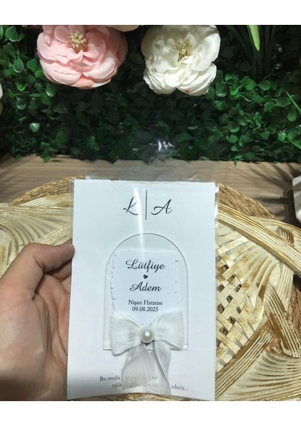 Uv Baskı Pleksi Magnet Söz, Nişan, Nikah, Düğün, Kına 10 Adet