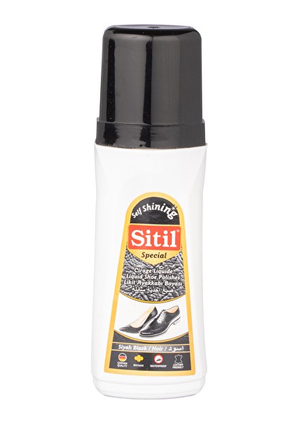 2 Adet Sitil Ayakkabı Boyası Likit 80 ml Siyah