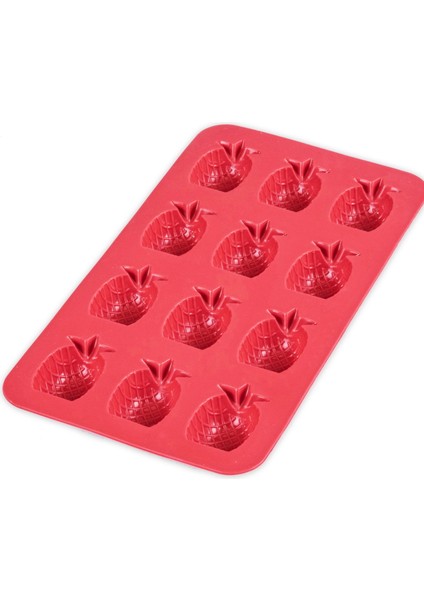 Ananas Buz Kalıbı - Kırmızı