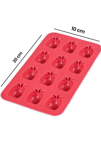Ananas Buz Kalıbı - Kırmızı modelleri