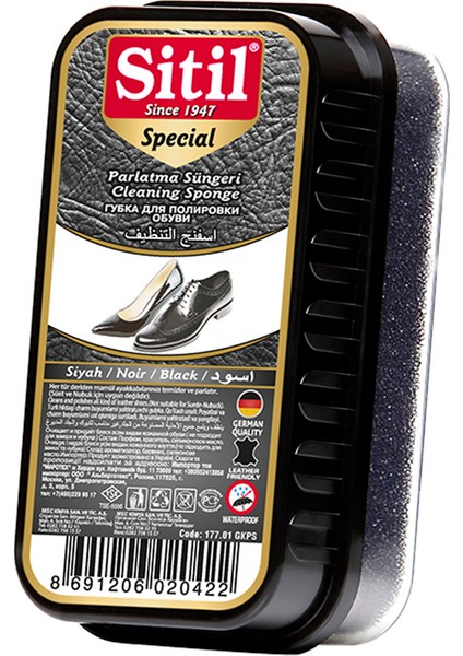 4 Adet Sitil Parlatıcı Sünger Kutulu Siyah fiyatları