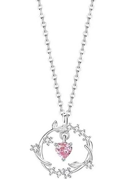 Kalp Şeklinde Çift Kolye, Koruyucu Kalp Kolye Ucu, Köprücük Kemiği Zinciri, Doğum Günü Hediyesi. (Yurt Dışından)