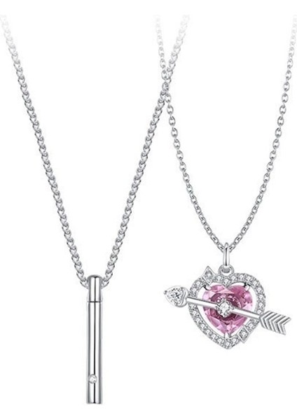 Ilk Görüşte Aşk Çift Kolyesi - Erkek/kadın En Iyi Arkadaşlar Için Sevgililer Günü Hediyesi - Köprücük Kemiği Zinciri (Yurt Dışından) fiyatları