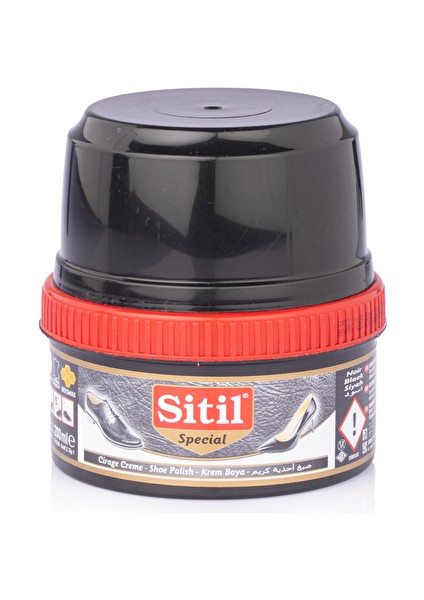 4 Adet Sitil Ayakkabı Boyası Krem 200 G Açık Siyah