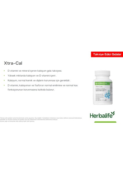 Xtra-Cal – Kalsiyum ve D Vitamini Içeren Takviye 90 Tablet fırsatları