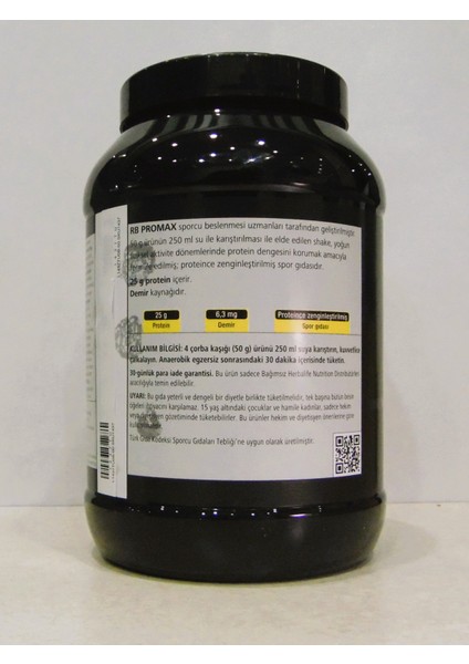 Rb Promax – Yüksek Proteinli Sporcu Içecek Tozu modelleri