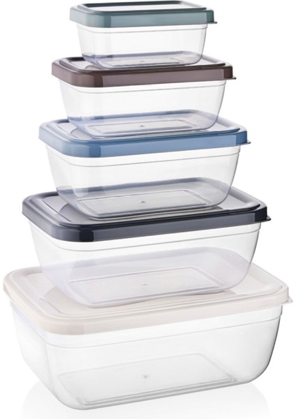 Plastik Sızdırmaz Saklama Kabı Seti